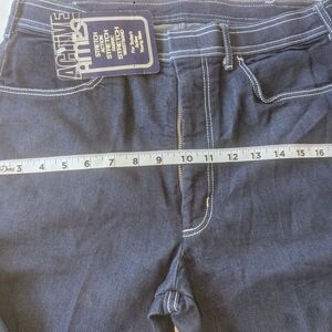 Active USA Women's Denim Jeggings - Dark Blue